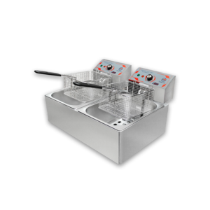 Freidora Eléctrica 2 Tolvas